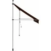 Rankiniu būdu ištraukiama markizė, oranžinė ir ruda, 400cm
