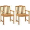 Rankomis raižyta rožių kėdė 2 pcs Natūrali 58 x 60 x 90 cm