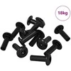 Rankovinės Veržlės 8451 pcs Juodas Metalas