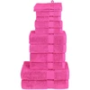 Rankšluostis Rankšluosčių rinkinys SOLUND, 12vnt., rožiniai, 600g/m²