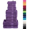 Rankšluostis Rankšluosčių rinkinys SOLUND, 12vnt., violetiniai, 600g/m²