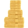 Rankšluostis Rankšluosčių rinkinys SOLUND, 8vnt., auksiniai, 600g/m²