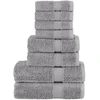 Rankšluostis Rankšluosčių rinkinys SOLUND, 8vnt., pilki, 600g/m²