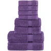 Rankšluostis Rankšluosčių rinkinys SOLUND, 8vnt., violetiniai, 600g/m²