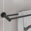 Rankšluosčių stovas Juoda 61 x 14,5 x 5 cm Nerūdijantis plienas