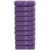 Rankšluostis Aukščiausios kokybės rankšluosčiai SOLUND, 10 vnt., violetiniai, 30x30 cm, 600 g/m²