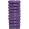 Rankšluostis Aukščiausios kokybės rankšluosčiai SOLUND, 10 vnt., violetiniai, 30x30 cm, 600 g/m²