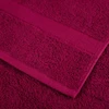 Rankšluostis Premium dušo rankšluosčiai SOLUND 2 vnt Bordo 70x140 cm 600 gsm