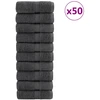 Rankšluostis Premium skalbimo servetėlės SOLUND 50 vnt Antracitas 15x21 cm 600 gsm