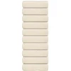 Rankšluostis Svečių rankšluosčiai FROGN, 10 vnt., kreminės spalvos, 30x50 cm, 360 g/m²