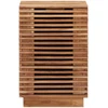 Rankų darbo naktinė spintelė Teak medžio rudas 40 x 30 x 60 cm