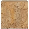 Rankų darbo naktinė spintelė Teak medžio rudas 40x30x40 cm