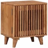 Rankų darbo naktinė spintelė Teak medžio rudas 40 x 30 x 45 cm