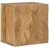 Rankų darbo naktinė spintelė Teak medžio rudas 40x30x40 cm