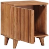 Rankų darbo naktinė spintelė Teak medžio rudas 40 x 30 x 45 cm