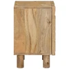Rankų darbo naktinė spintelė Teak medžio rudas 40 x 30 x 45 cm