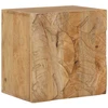 Rankų darbo naktinė spintelė Teak medžio rudas 40x30x40 cm