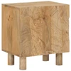 Rankų darbo naktinė spintelė Teak medžio rudas 40 x 30 x 45 cm