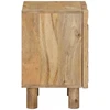 Rankų darbo naktinė spintelė Teak medžio rudas 40 x 30 x 45 cm