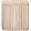 Rankų darbo šoniniai stalų rinkinys 2 pcs Balta 45 x 45 x 45 cm