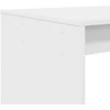 Stalas su lentyna Balta 108 x 55 x 103.5 cm Apdirbta mediena