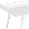 Rašomasis stalas, baltos spalvos, 90x50x79cm