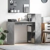 Stalas Betono pilka 108 x 55 x 103.5 cm Apdirbta mediena