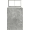 Stalas Betono pilka 108 x 55 x 103.5 cm Apdirbta mediena