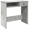 Rašomasis stalas, betono pilkos spalvos, 80x40x75cm, MDP