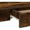 Rašomasis stalas, dūminio ąžuolo, 100x45x75cm, mediena