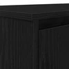 Rašomasis stalas, juodas ąžuolas, 120x42x76 cm apdirbta mediena