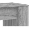 Rašomasis stalas, pilkas ąžuolo, 140x50x75cm, apdirbta mediena