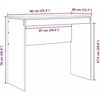 Stalas Pilkas Sonoma 90 x 40 x 76 cm