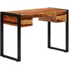Rašomasis stalas su 2 stal., 110x50x77cm, raus. dalb. med. mas.
