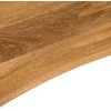 Rašomojo stalo stalviršis su linkiu, 140x60x2,5 cm, mango