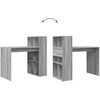 Stalas Pilkas Sonoma 108 x 55 x 103.5 cm Apdirbta mediena