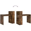 Stalas Rūkyta ąžuolas Apdirbta mediena 108 x 55 x 103.5 cm