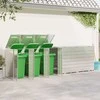 Rato konteinerių laikymas 3 konteineriams 340 x 77.5 x 115.5 cm