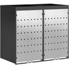 Rato konteinerių laikymas 3 konteineriams 340 x 77.5 x 115.5 cm