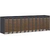 Rato konteinerių laikymas 3 konteineriams 340 x 77.5 x 115.5 cm