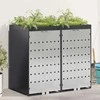 Rato konteinerių laikymas 3 konteineriams 340 x 77.5 x 115.5 cm