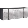 Rato konteinerių laikymas 3 konteineriams 340 x 77.5 x 115.5 cm