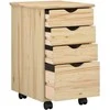 Ratuotas kabinetas Ruda 34 x 39 x 56 cm Tvirtas pušies medis