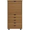 Ratuotas kabinetas su ratu Medus ruda 53 x 39 x 103 cm