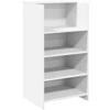 Registratūra, baltos spalvos, 155x50x103,5 cm, apdirbta mediena