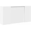 Registratūros stalas, baltas, 200x50x103,5 cm, inžinerinė mediena