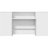 Registratūra, baltos spalvos, 200x50x103,5 cm, apdirbta mediena