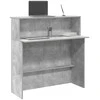 Registratūra, betono pilkas, 100x50x103,5 cm, apdirbta mediena