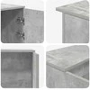 Registratūra, betono pilkas, 200x50x103,5 cm, apdirbta mediena