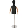 Reguliuojamas 120-150 cm manekenas su baze Uniseksas PP Juoda